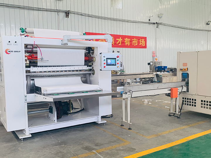 Tissue Machine House 5 Lanes Semi-Automatic Top Extraction Cotton Tissue Machines - SUNY ...