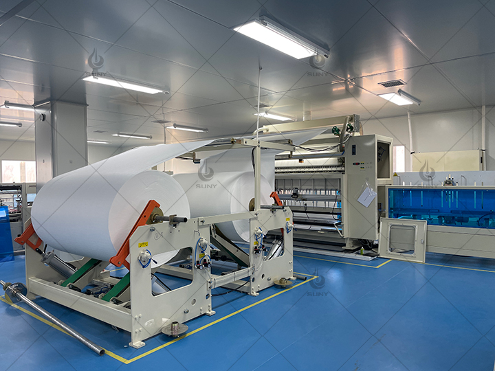 5 Lanes Semi-Automatic Top Extraction Cotton Towel Machines