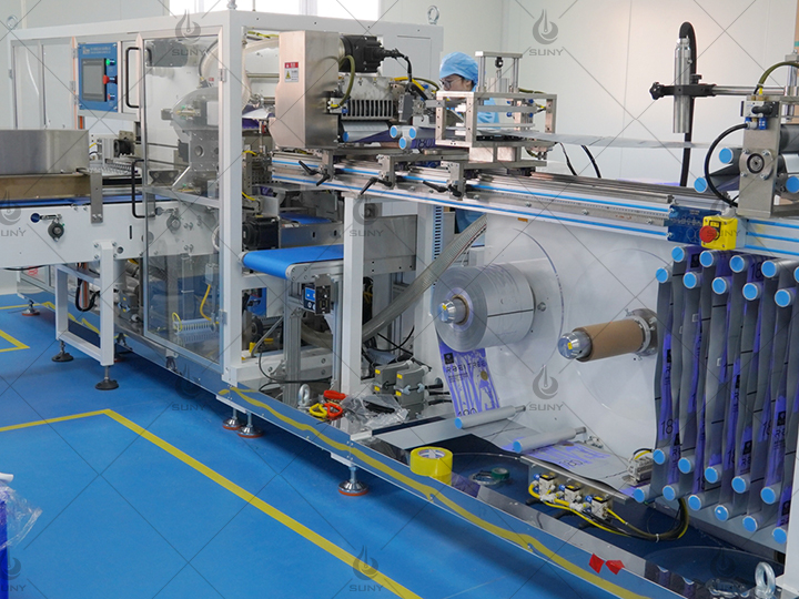 8 Lanes Fully-Automatic Bottom Extraction Cotton Towel Machines