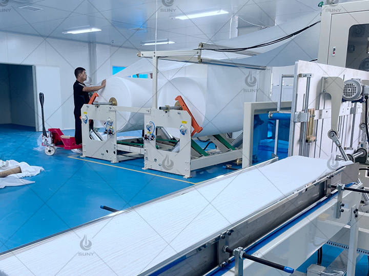 8 Lanes Fully-Automatic Top Extraction Cotton Towel Machines